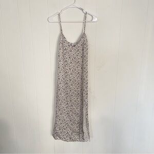 Reformation 100% Silk Size XS Floral Print Spaghetti Strap Mini Dress
